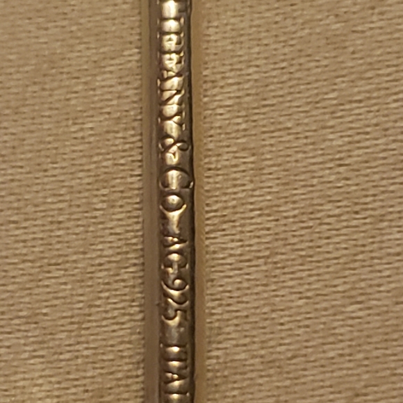 Tiffany&Co Blue Enamel Knot Key Pendant - Picture 2 of 5